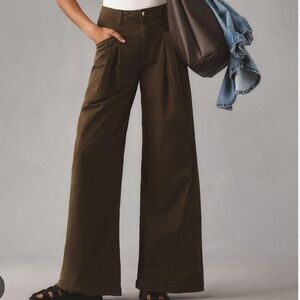 Anthropologie Maeve Oversized Wide Leg Chino